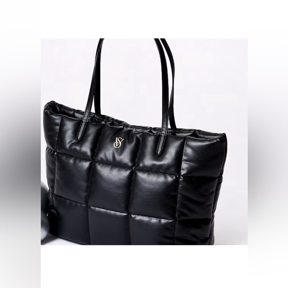 Victoria's Secret Black Padded Shoulder Bag
